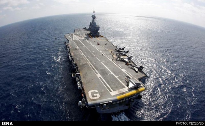 آغاز حملات فرانسه علیه داعش از ناو شارل دوگل