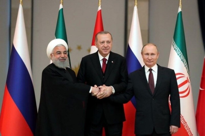 بیانیه مشترک رئیسان جمهوری ایران، روسیه و ترکیه صادر شد