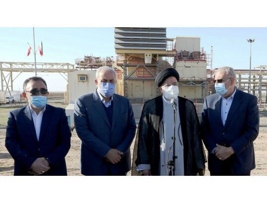 آغاز عملیات اجرایی ذخیره‌سازی گاز در سرخس با حضور رییس جمهور