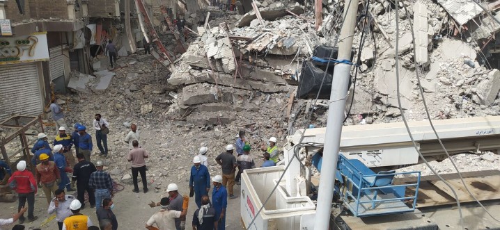 تعداد مصدومان حادثه متروپل آبادان افزایش یافت