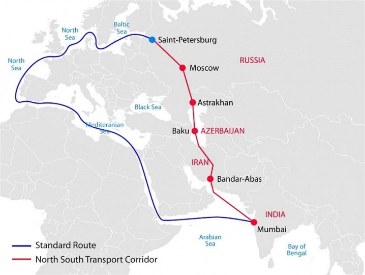 کریدور بینالمللی شمال-جنوب؛ جایگزینی امن برای کانال سوئز