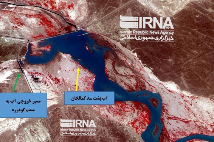 تصاویر ماهواره‌ای، ادعای افغانستان را رد کرد/ مقادیر قابل‌توجه آب پشت سد کجکی و کمالخان