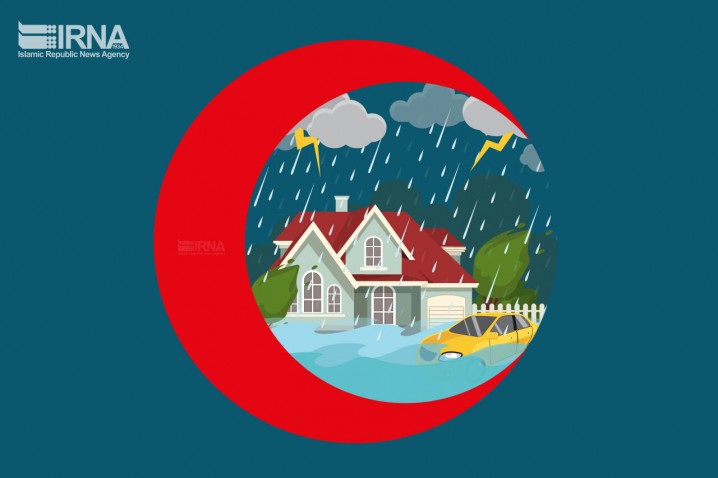 ۱۷ استان کشور متاثر از سیل و آبگرفتگی/ امدادرسانی به ۵۳۰۰ نفر