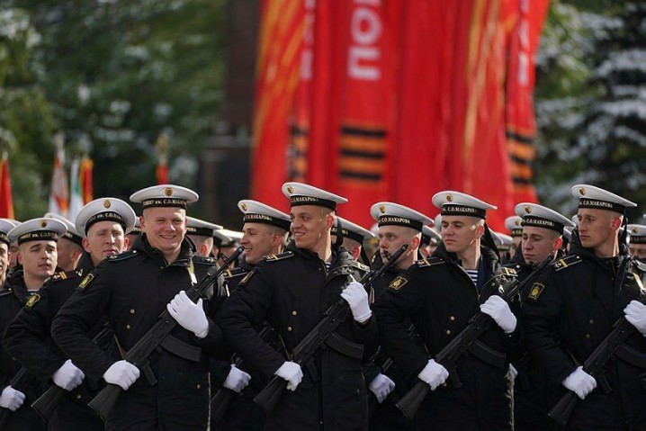 روس‌ها هفتاد و نهمین سالگرد پیروزی بر آلمان نازی را جشن گرفتند