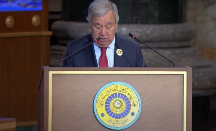 گوترش: کوچاندن مردم غزه قابل پذیرش نیست/ جنگ باید متوقف شود