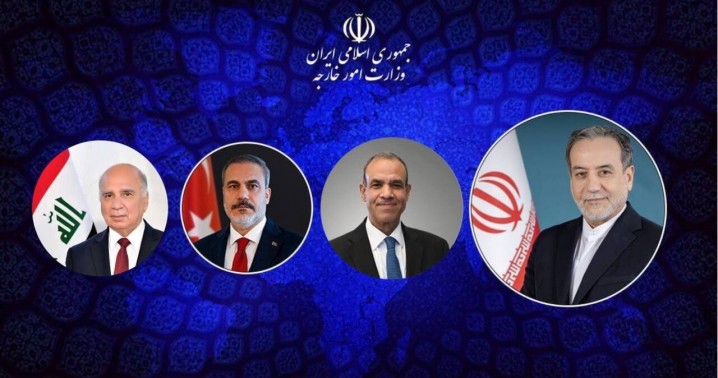 عراقچی در گفت‌وگو با وزرای خارجه ترکیه، عراق و مصر: آمریکا مسئول اجرای تفاهم است