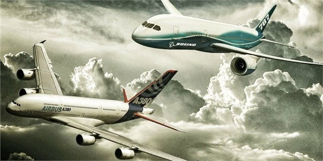 زمینه رقابت بویینگ و ایرباس در آسمان ایران