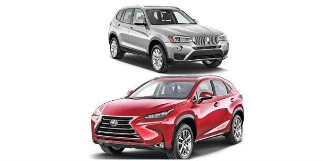 بی‌ام‌و X۳ یا لکسوس NX۲۰۰