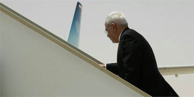 ظریف تهران را به مقصد مسقط ترک کرد