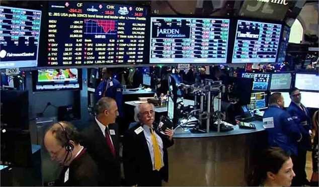 سقوط ۸۰۰ واحدی داوجونز در ساعات اولیه معاملات امروز آمریکا