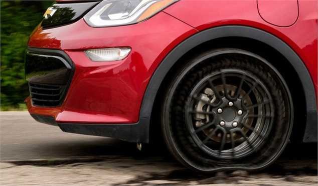 نخستین آزمایش لاستیک بدون هوای ضد پنچری در دنیای واقعی