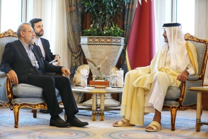 جزئیات سفر لاریجانی به قطر/شایعه دیدار لاریجانی با «ونس» معاون ترامپ