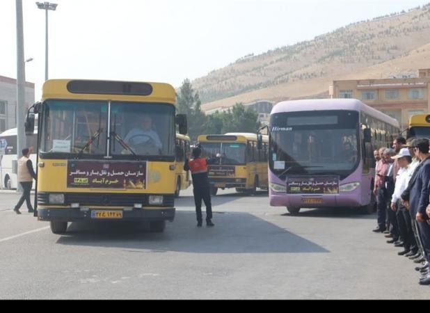 خدمات‌رسانی ۲۳۱۴ اتوبوس به زائران تهرانی اربعین ۱۴۰۴