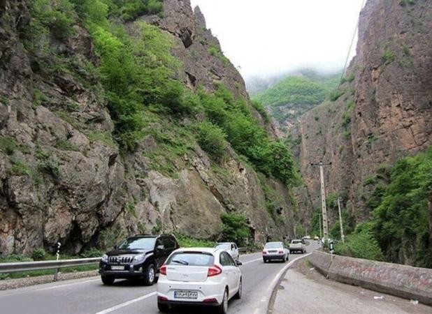 انسداد موقت جاده چالوس و آزادراه تهران ـ شمال