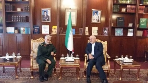 کدام فرمانده بلندپایه نظامی اطلاعات سرنگونی پهپاد آمریکایی را به سرعت برای ظریف فرستاد و او توئیت کرد؟