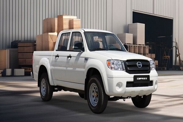 آغاز فروش وانت کاپرا B در مدل‌های تک‌کابین و دوکابین با تحویل فوری