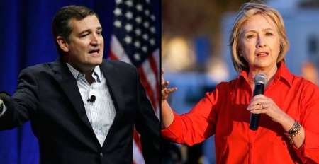 «کلینتون» و «کروز» برندگان نخستین رای گیری حزبی آمریکا