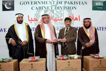 هدیه شیرین عربستان به پاکستان