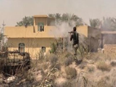 نبرد عراقی ها با داعش در 400 متری مرکز فلوجه