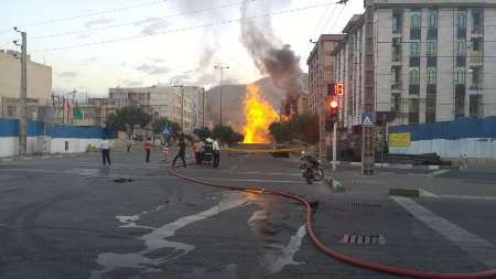 آتش سوزی مهیب شهران مهار شد