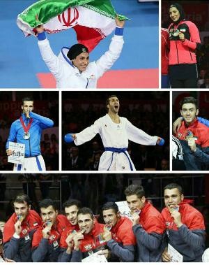 رئیس جمهوری کسب مقام سومی تیم ملی کاراته ایران در جهان را تبریک گفت