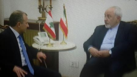 ظریف با همتای لبنانی خود دیدار کرد