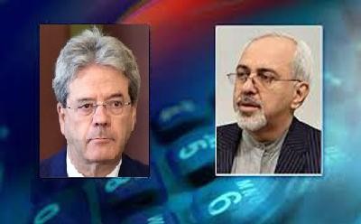 تماس تلفنی وزیر امور خارجه ایتالیا با محمدجواد ظریف