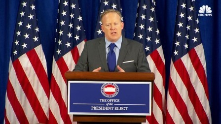 سخنگوی ترامپ احتمال پس گرفتن کمک های مالی دولت اوباما به فلسطین را رد نکرد