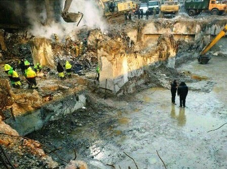 عملیات آواربرداری ساختمان فروریخته پلاسکو پایان یافت