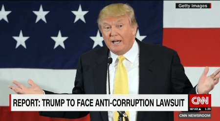 سی ان ان : ترامپ با دادخواست نقض قانون ضد فسادمالی مواجه است