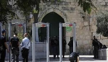 عقب نشینی صهیونیست ها از نصب گیت های امنیتی در مسجدالاقصی