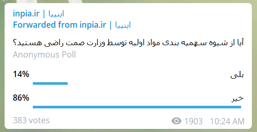 مهم / 86 درصد تولید کنندگان صنعت پلیمر از شیوه سهمیه بندی مواد اولیه ناراضی اند 