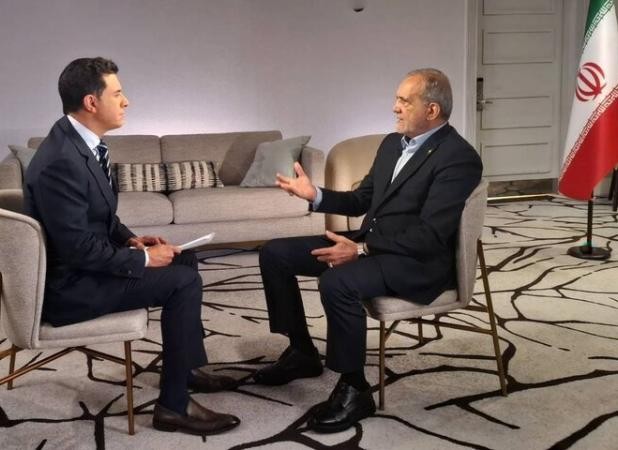 پزشکیان با شبکه تلویزیونی NBC آمریکا گفتگو کرد