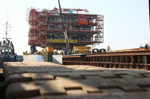 Iran Installs 1st South Pars 13 Topside