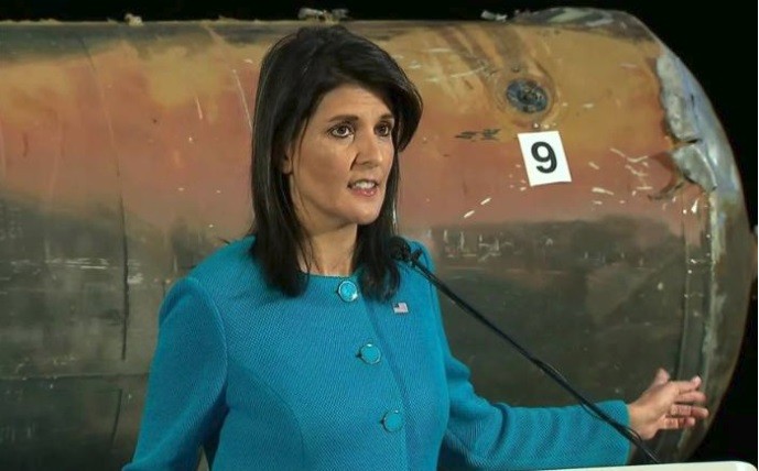 نمایش ضد ایرانی هیلی با فیلمنامه ای تکراری