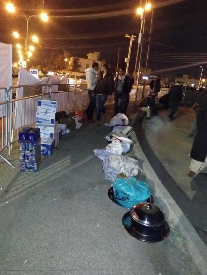 تحصن اردنی ها مقابل سفارت آمریکا همچنان ادامه دارد