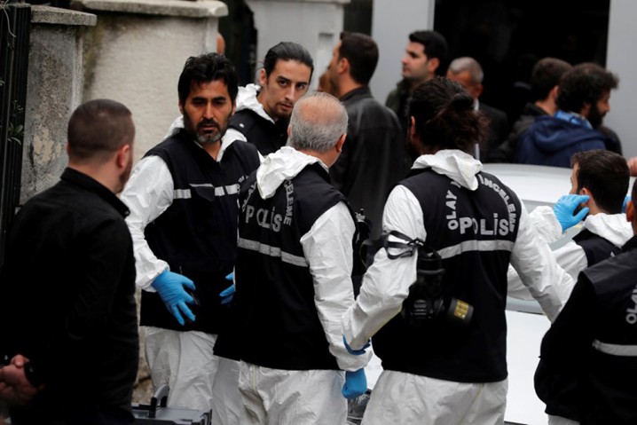 بازرسی فنی اقامتگاه سرکنسول عربستان در استانبول آغاز شد