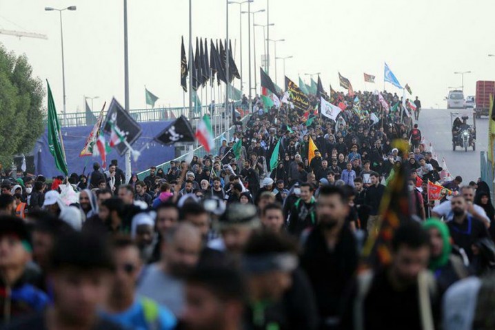 بغداد هم چهره اربعینی گرفت