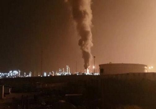 مهار آتش سوزی فازهای ٢٠ و ٢١ پارس جنوبی