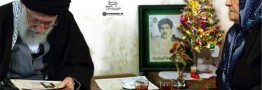 حضور امام خامنه&zwnj;ای در منزل خانواده شهدای مسیحی