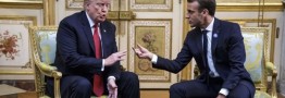ترامپ و ماکرون درباره ایران گفت&zwnj;وگو کردند