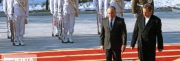 استقبال رسمی جهانگیری از نخست وزیر سوریه