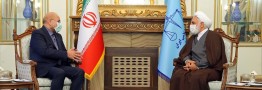 قالیباف با رئیس قوه قضاییه دیدار کرد
