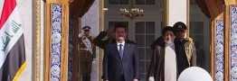 نخست وزیر عراق مورد استقبال رسمی آیت&zwnj;الله رئیسی قرار گرفت