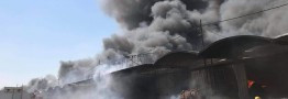 نجات ۳۰ زائر در آتش سوزی در هتلی در نجف اشرف