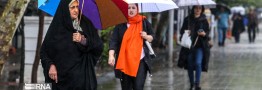تداوم رگبار باران در نوار شمالی کشور/ کاهش نسبی دما از پنجشنبه