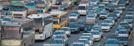 ترافیک سنگین صبحگاهی در آزادراه تهران - کرج - قزوین
