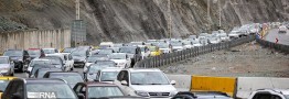تردد وسایل نقلیه از کرج و آزادراه تهران - شمال به سمت مازندران یک طرفه شد