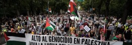 خروش اسپانیایی&zwnj;ها در حمایت از فلسطین