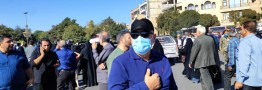 حضور ظریف در آیین تشییع شهید نیلفروشان در اصفهان